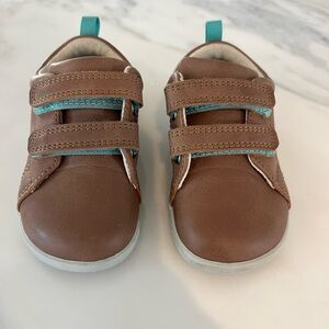 Ten Little Everyday Original - Mocha Brown Size 7 Leather Walker Shoes